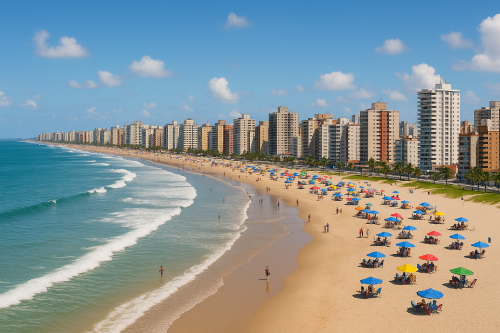 Praia Grande em SP se destaca no cenário imobiliário nacional